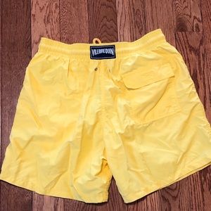 NEW Vilebrequin Yellow Bathing Suit Swim Large